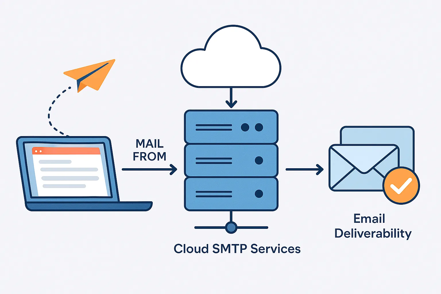 SMTP Relay, Cloud SMTP Services, and Email Deliverability