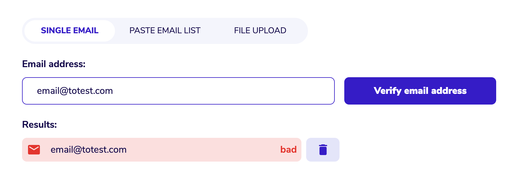  Instant Email Verification