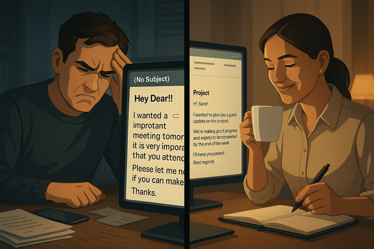 Common Mistakes That Leave a Negative Impression (with Real Email Examples)