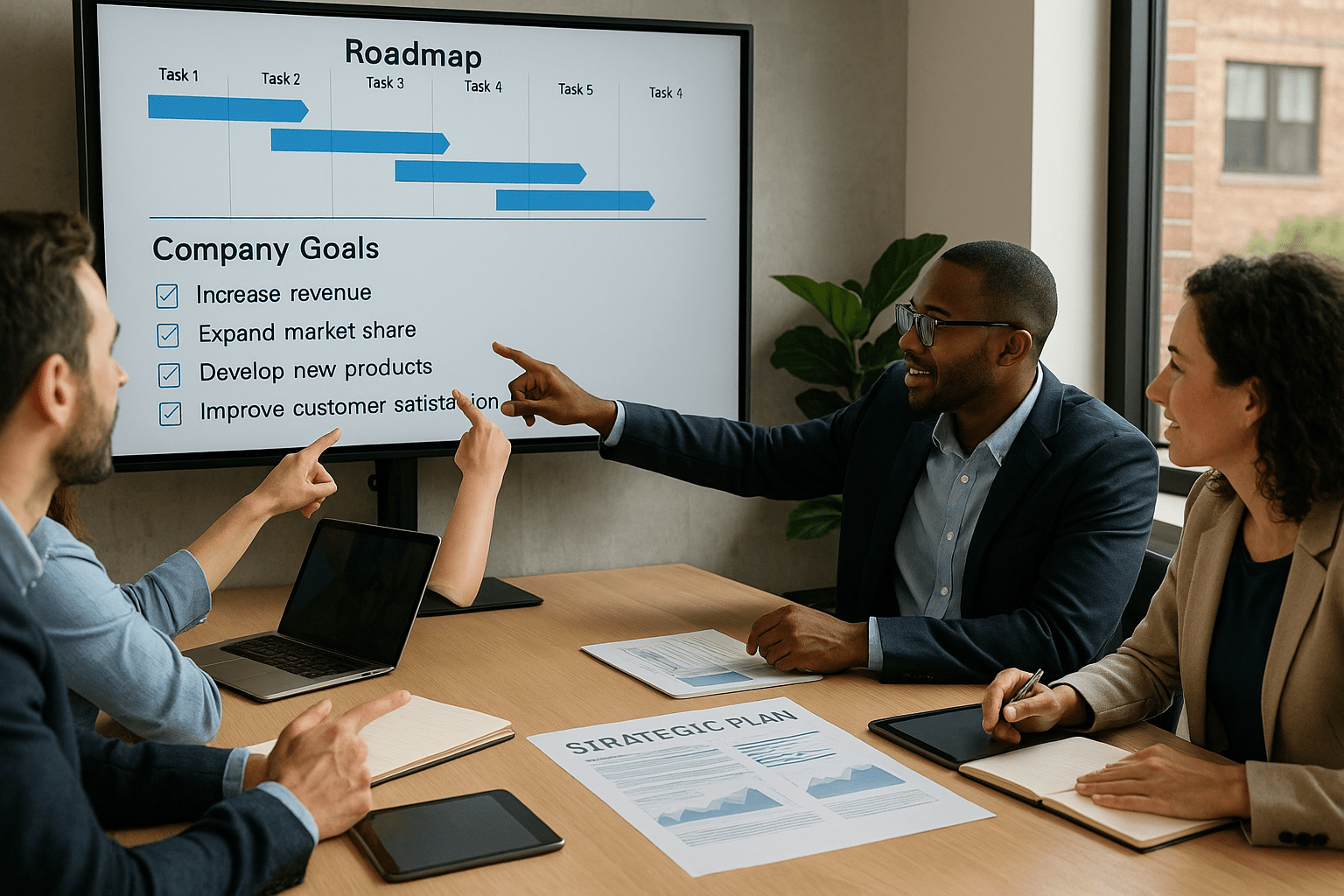 Stays Focused on Company Goals and Long-Term Objectives