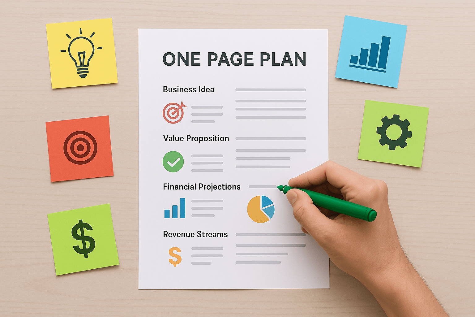 Key Elements of a High-Impact One Page Plan