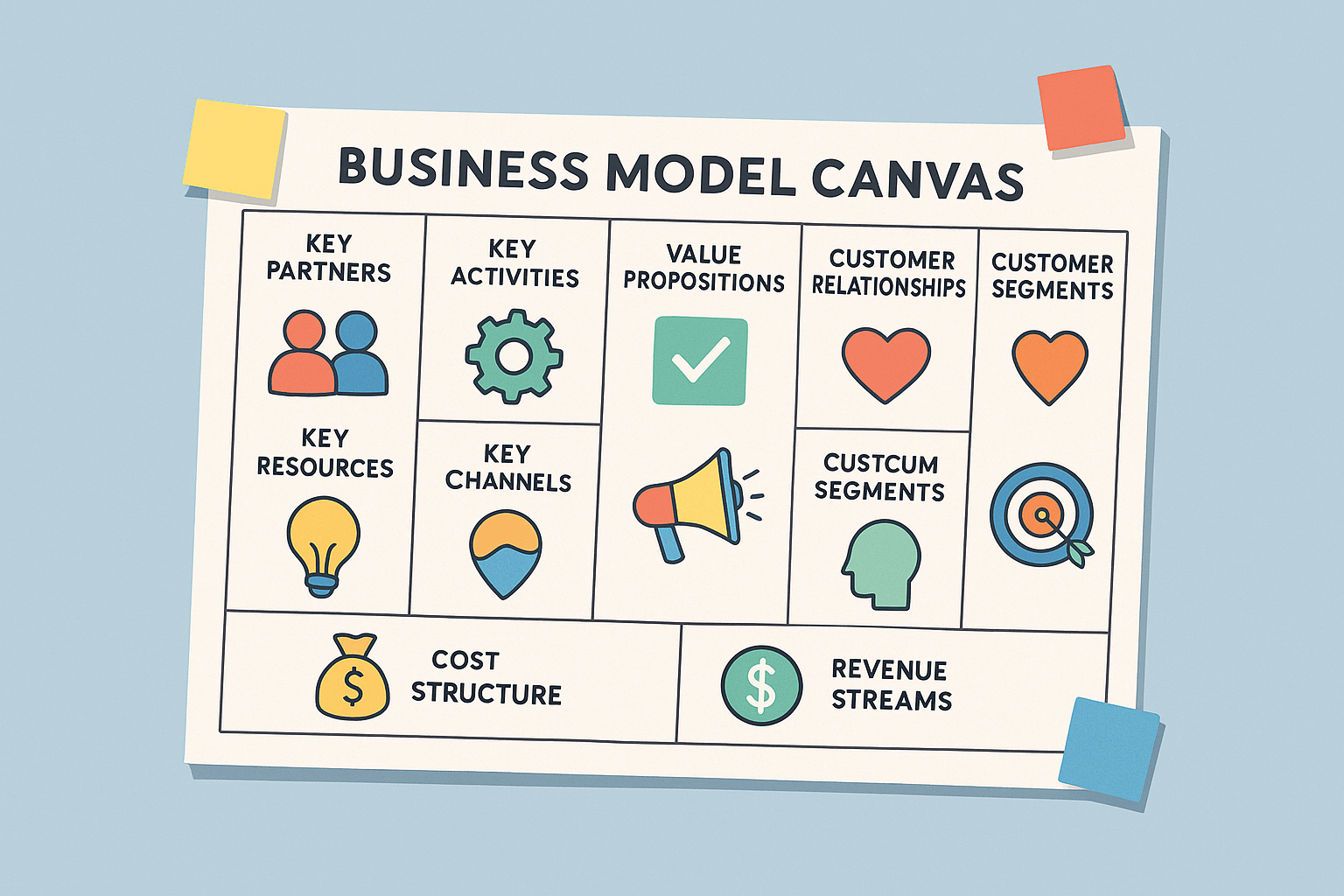 Visual Business Model Canvas (Simplified)