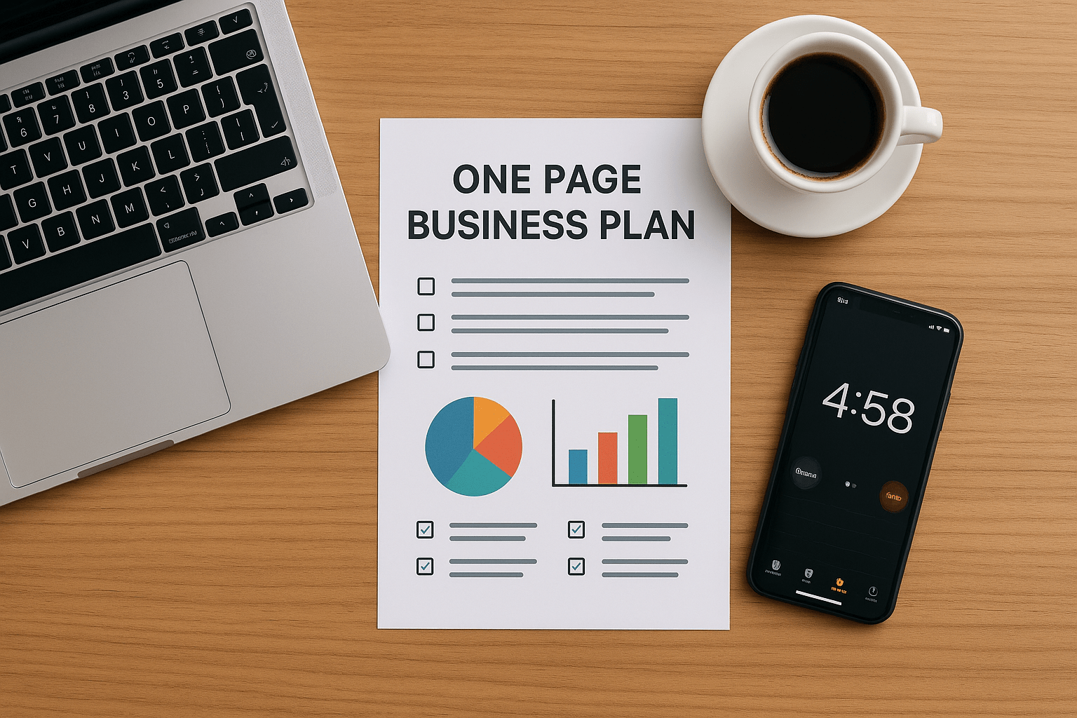 How to Write a One Page Business Plan in Just a Few Minutes