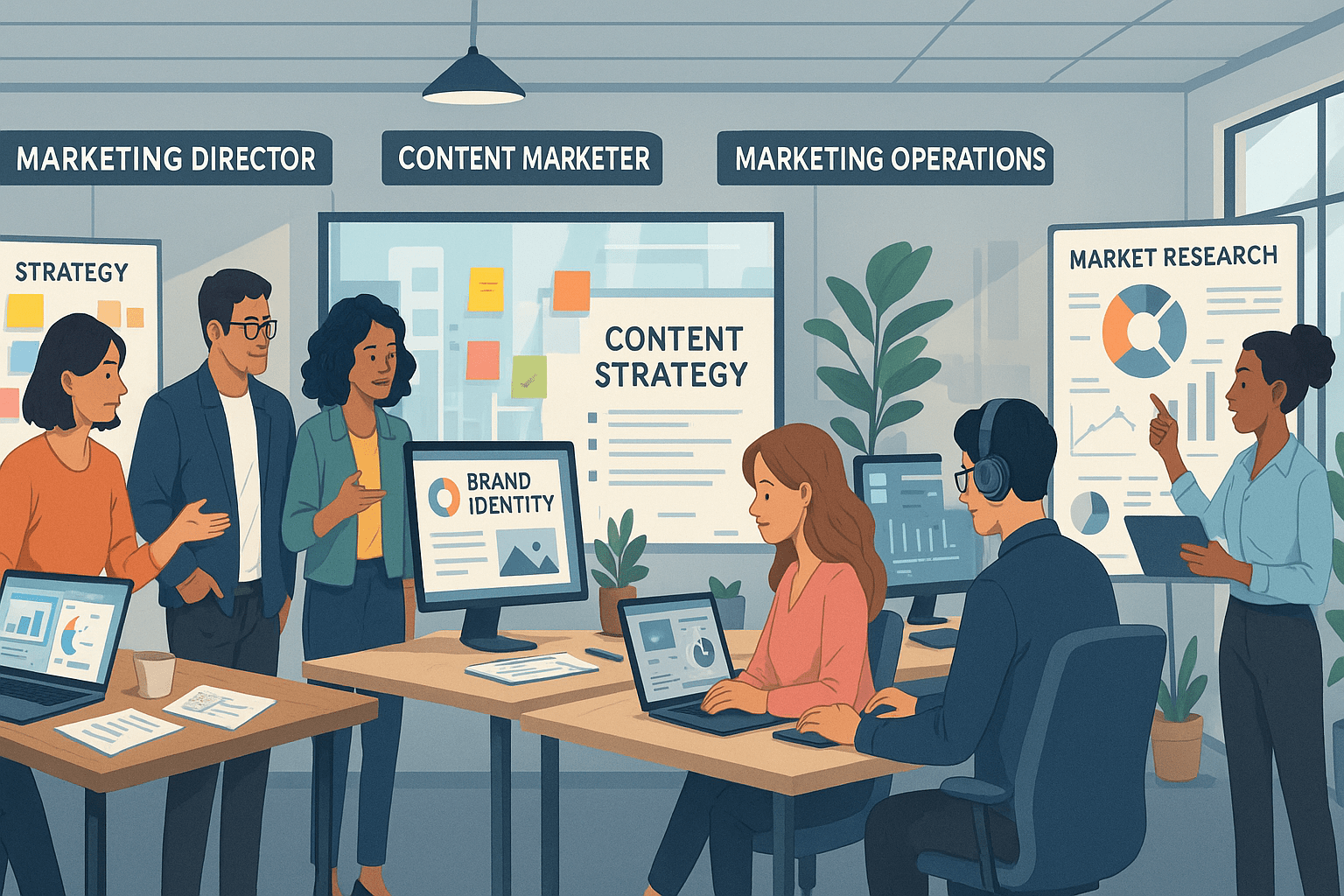 Inside the Marketing Department: Who Does What?