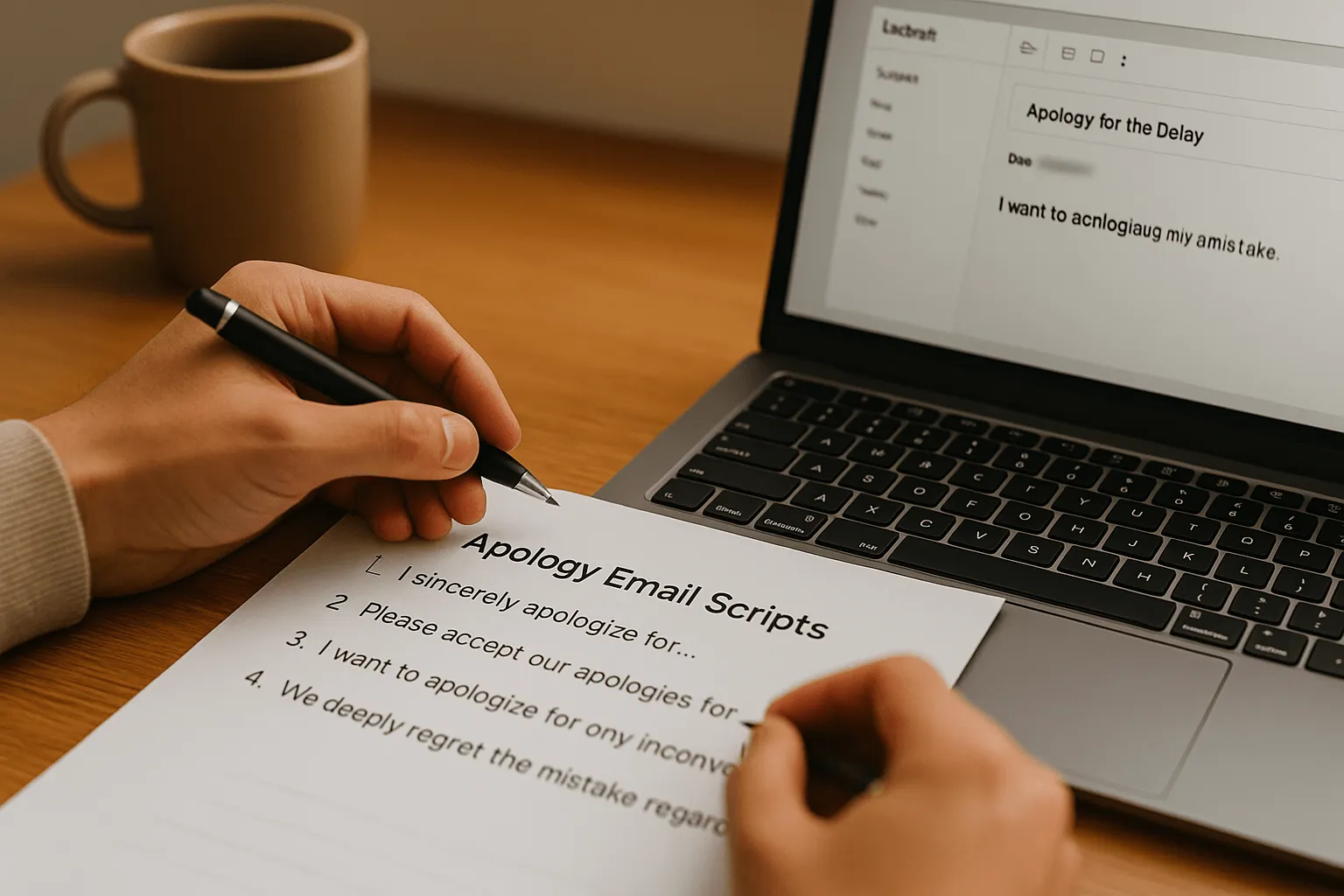 Scripts to Use with Apology Email Subject Line