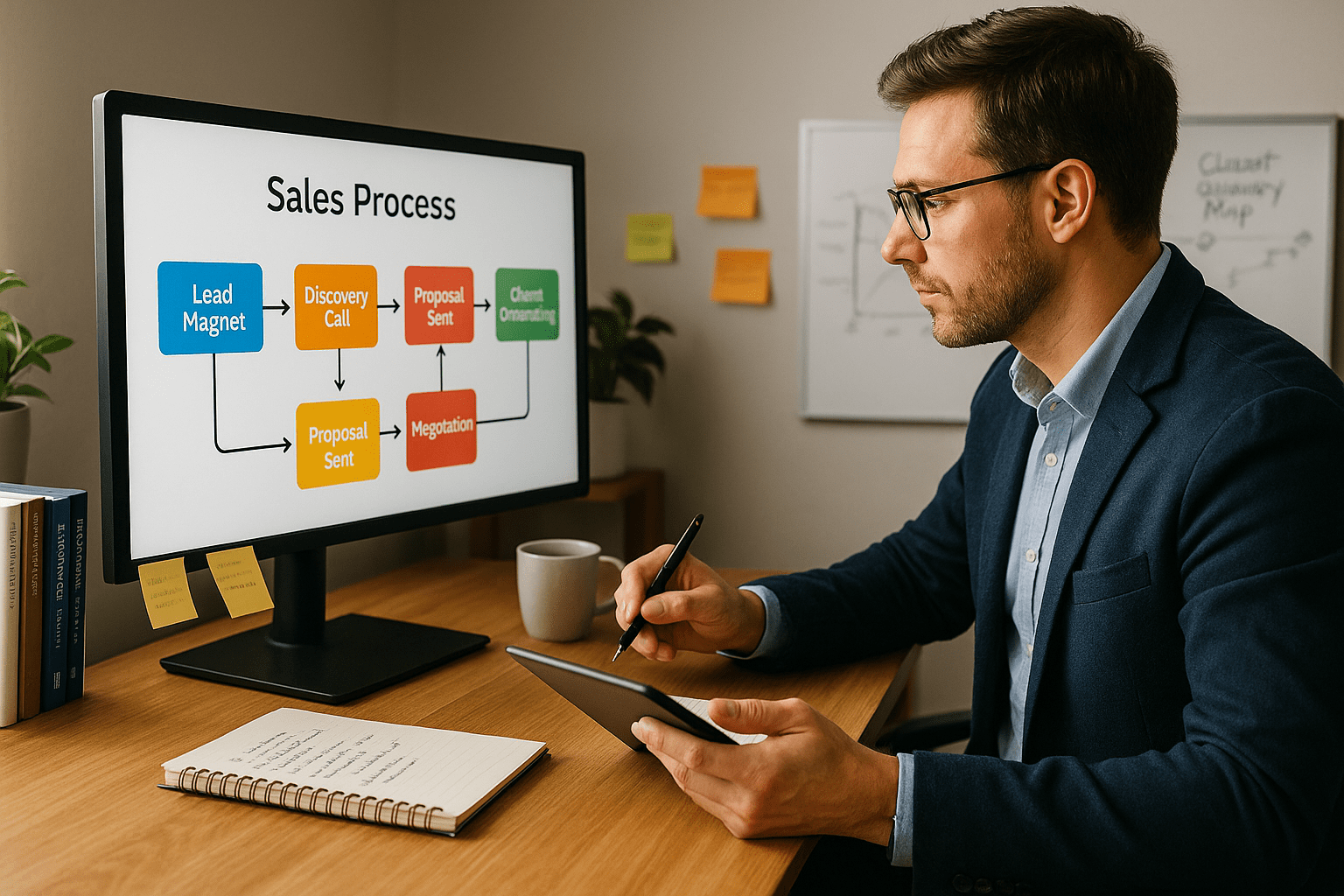 B2C Example: Simple sales process for eCommerce