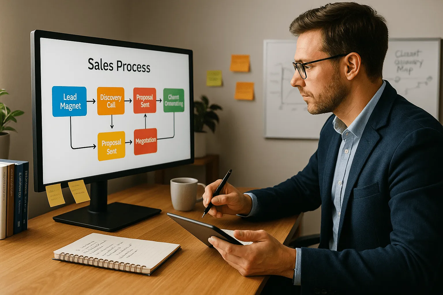 B2C Example: Simple sales process for eCommerce