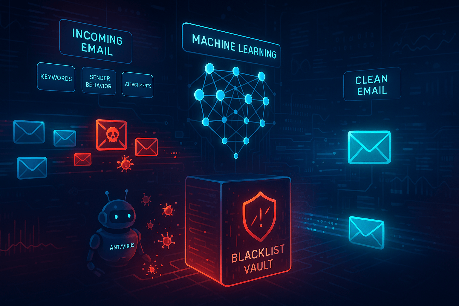 How Truncate Blacklists Emails: Machine Learning & Virus Detection