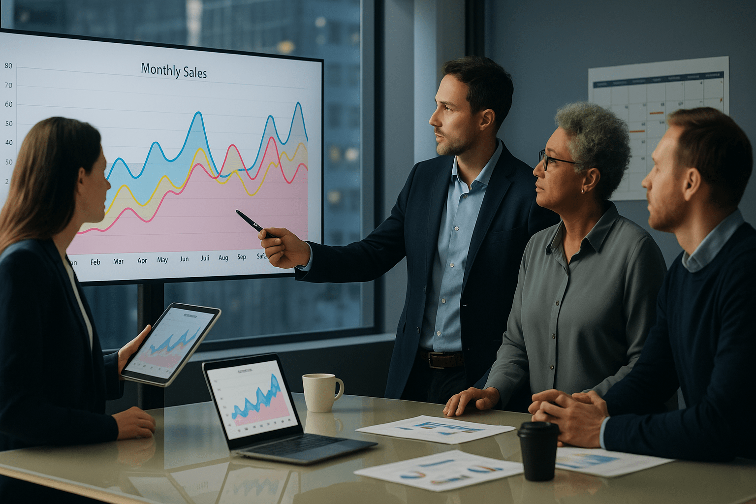 Line Graph: Best for Tracking Sales Over Time