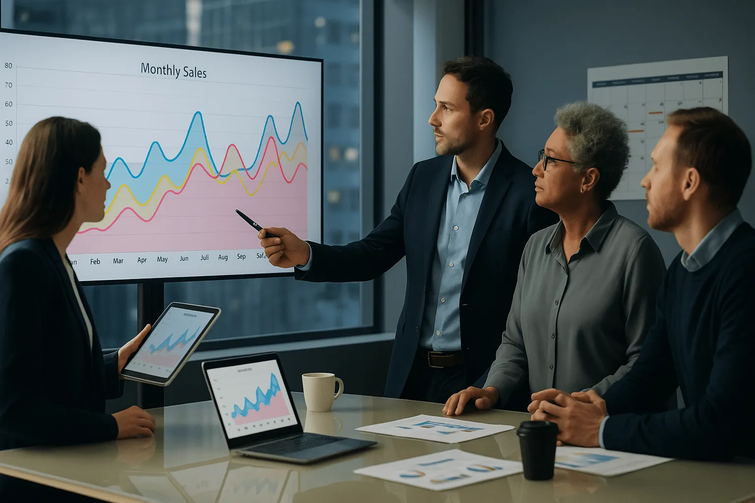 Line Graph: Best for Tracking Sales Over Time
