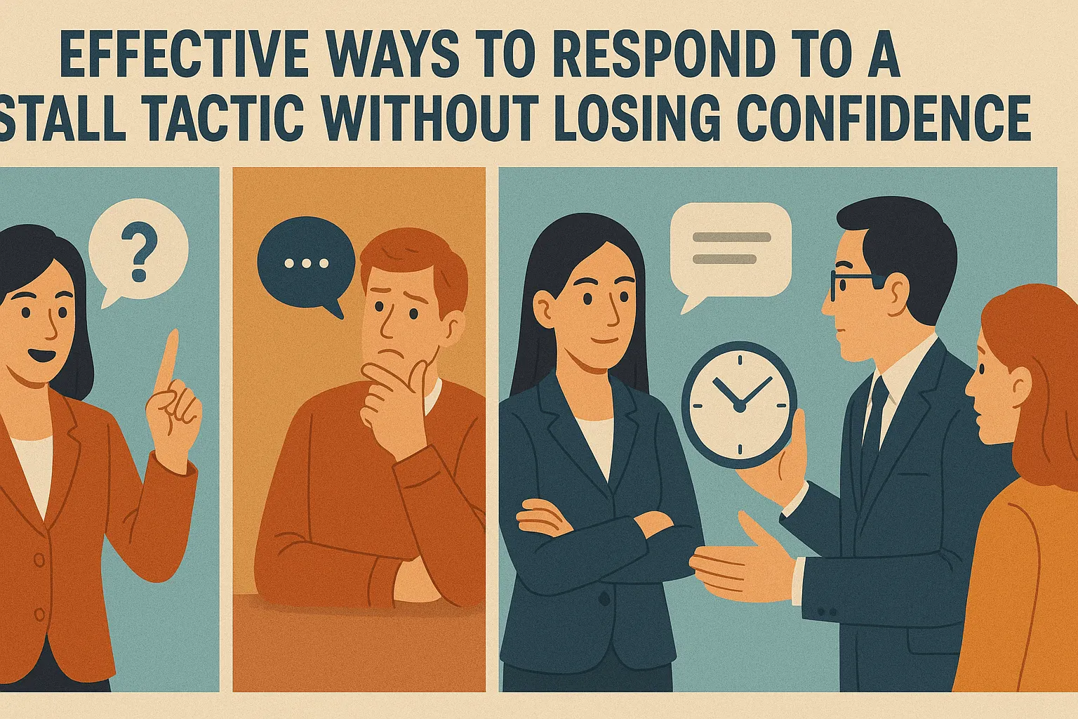 Effective Ways to Respond to a Stall Tactic Without Losing Confidence
