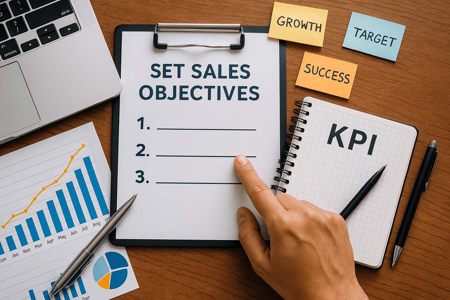 Set Clear Sales Objectives and KPIs