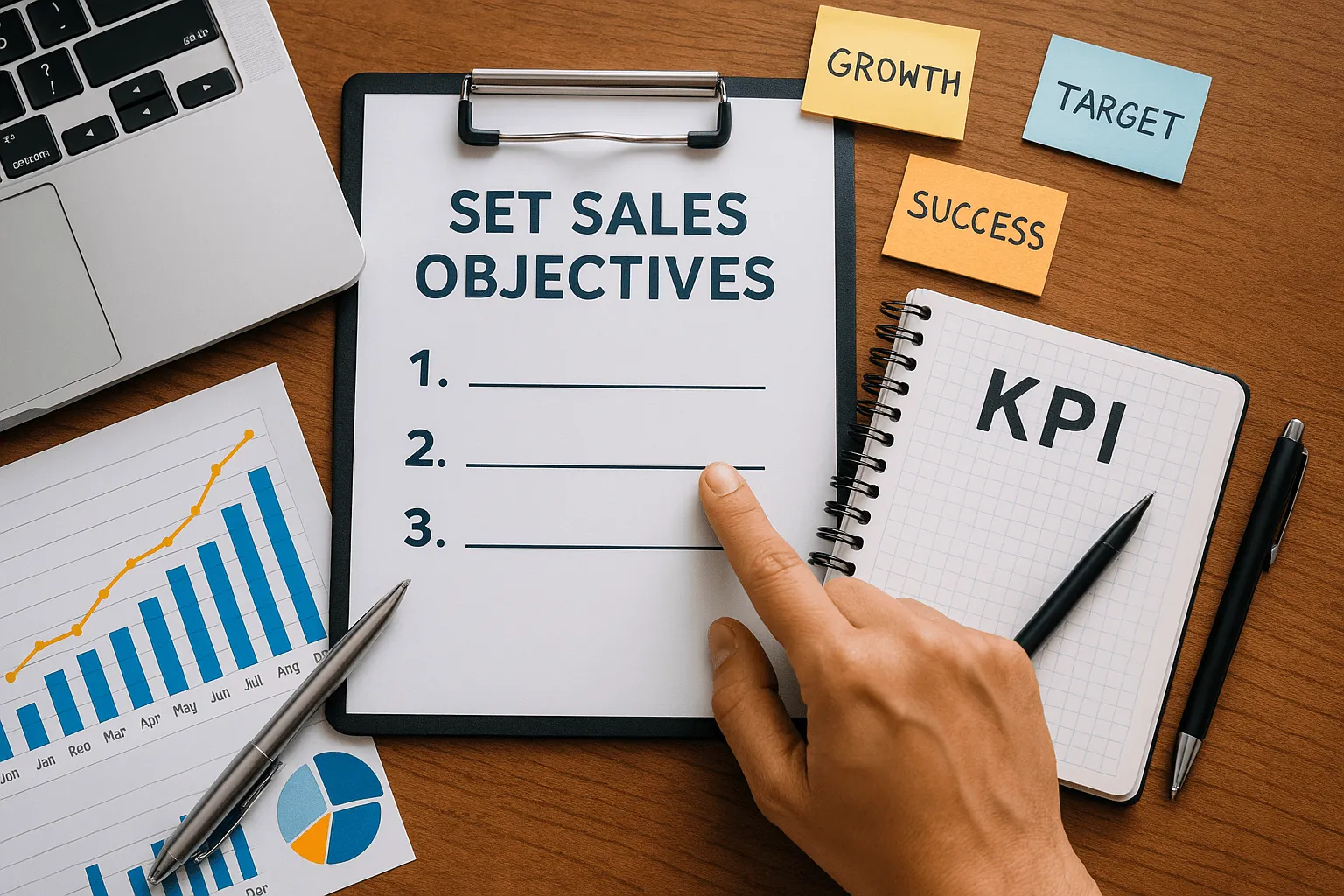 Set Clear Sales Objectives and KPIs