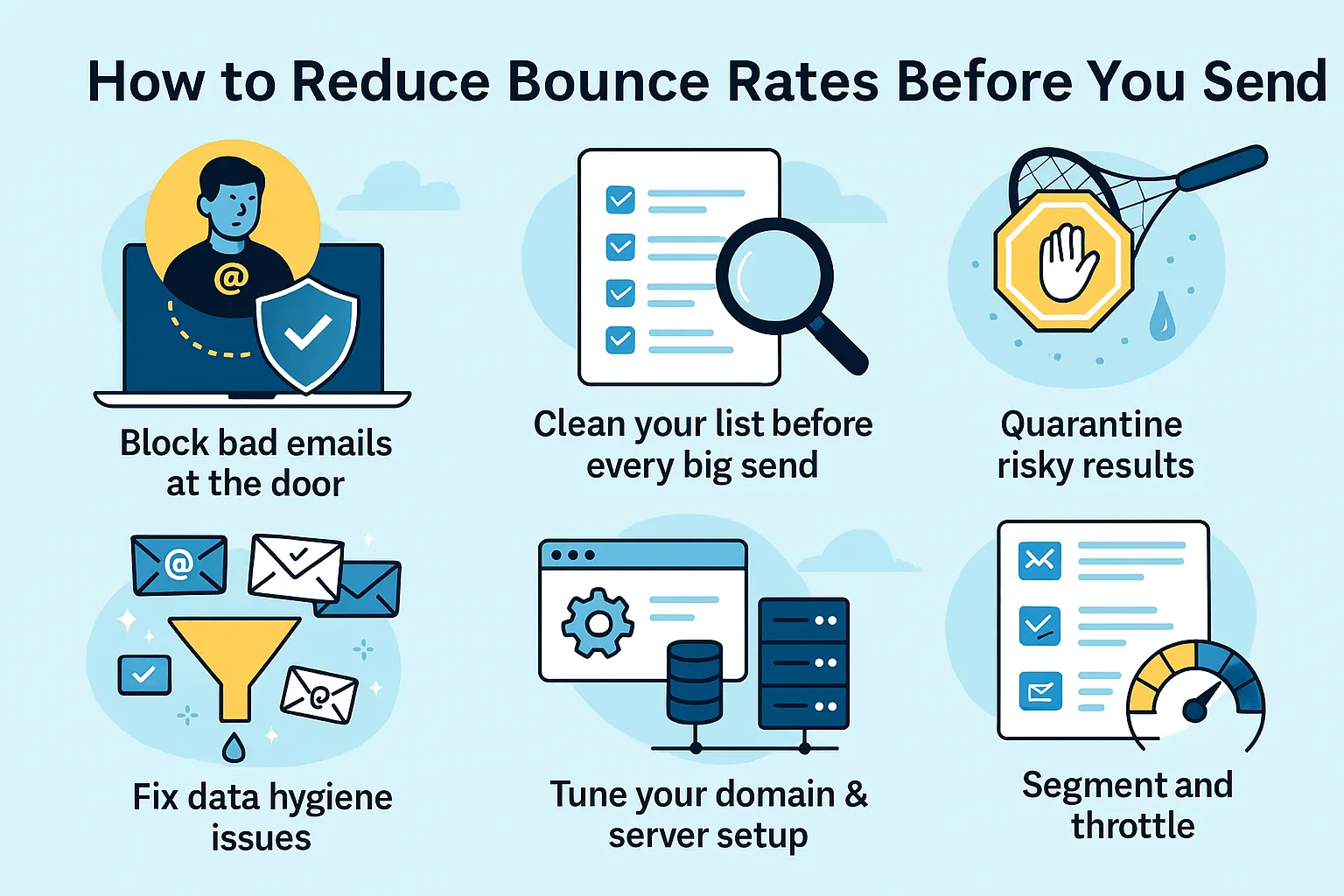 How to Reduce Bounce Rates Before You Send