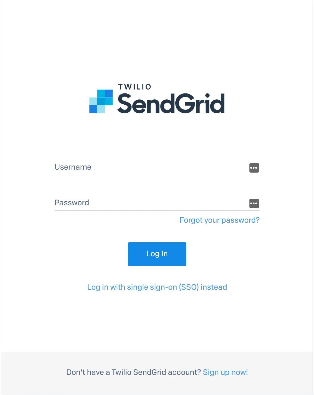Log In to Your SendGrid Dashboard