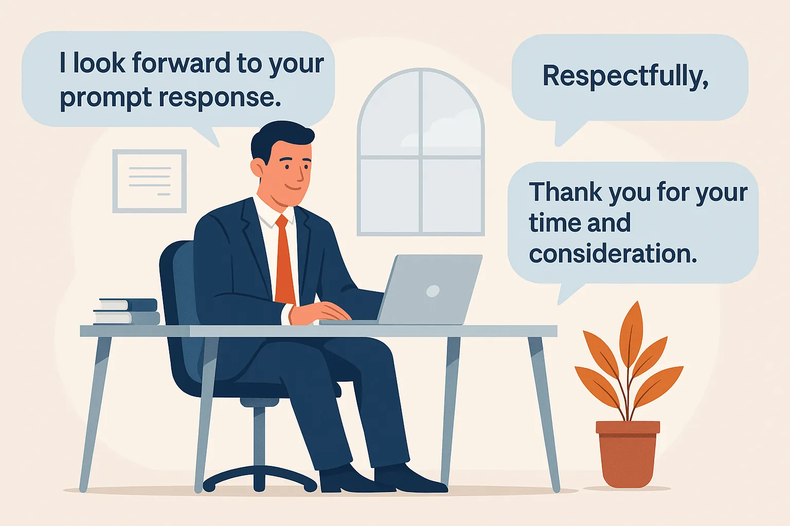 Formal Email Closing Lines for Professional Scenarios
