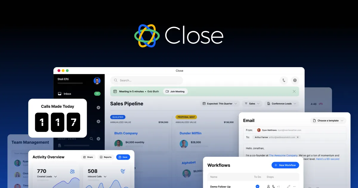 Close CRM – 14-Day Free Trial