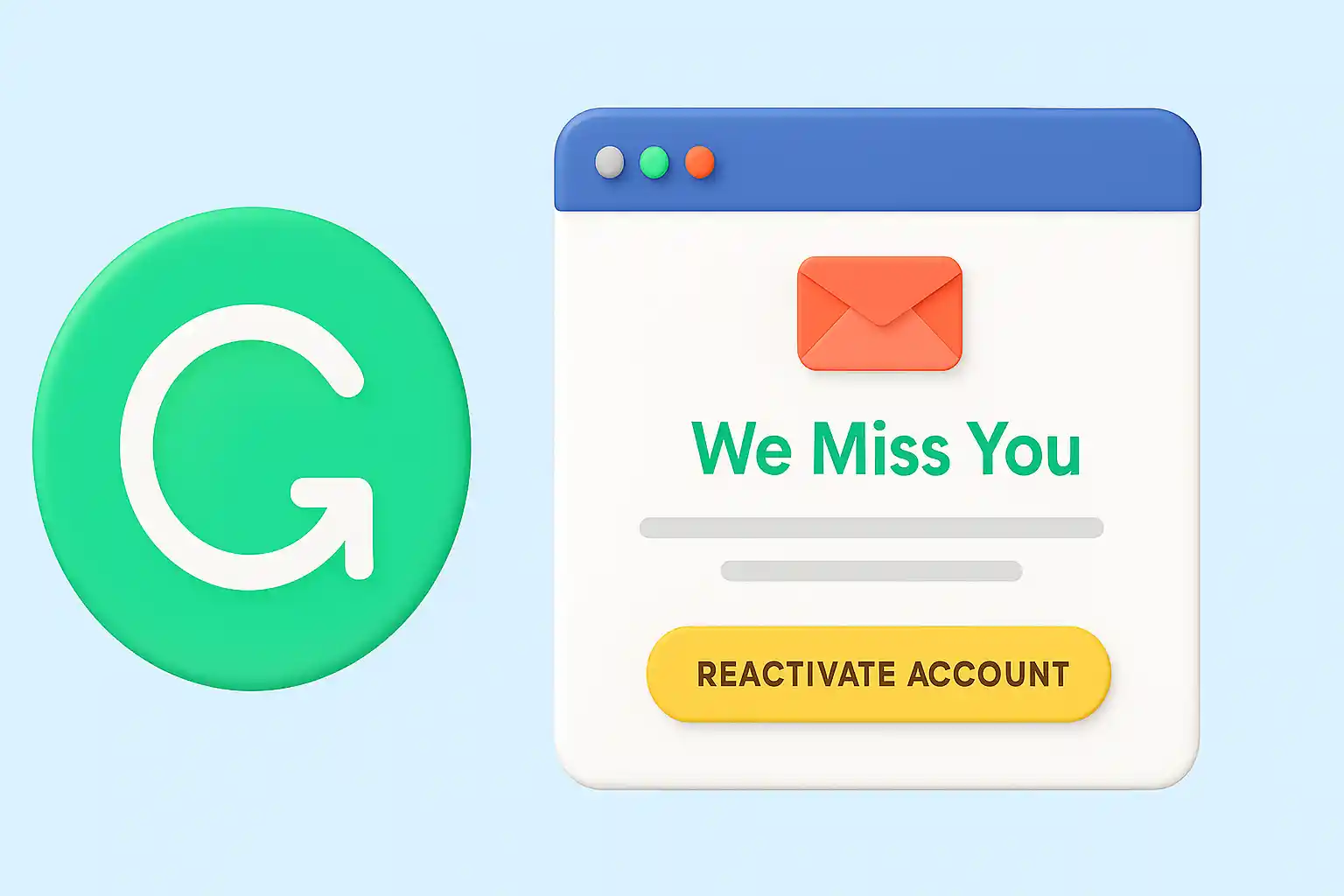 Re-Engagement Email (Example: Grammarly) — Winning back inactive subscribers