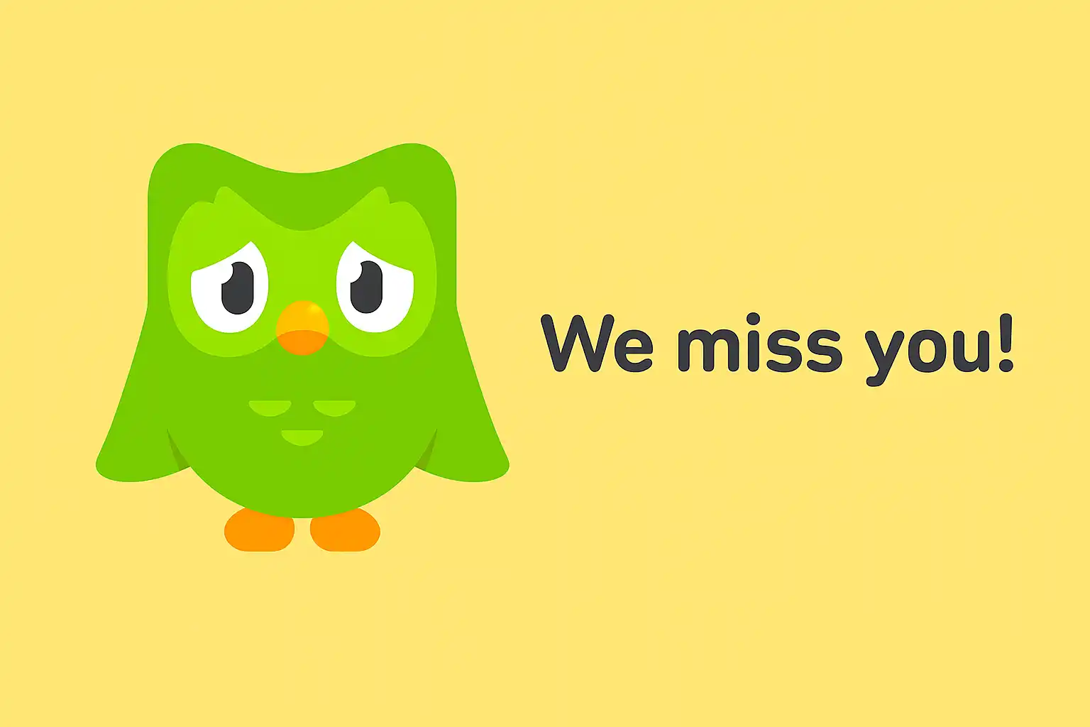 Re-Engage Subscribers (Example: Duolingo) — Using humor to retain customers