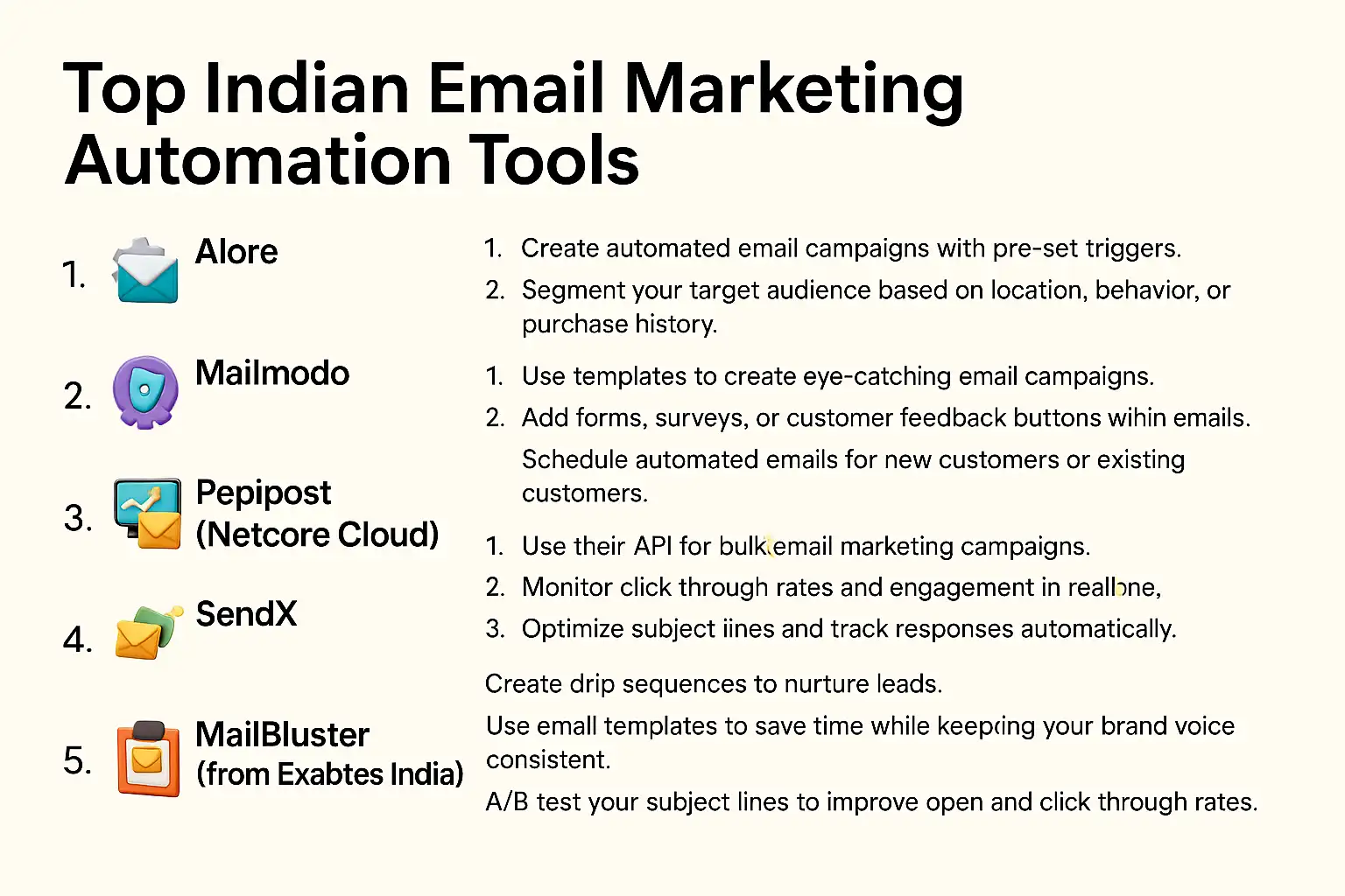 Top Indian Email Marketing Automation Tools