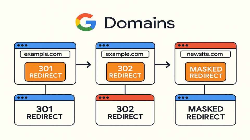 Understanding Redirect Types in Google Domains