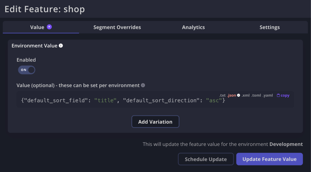 Feature Flag Management Python