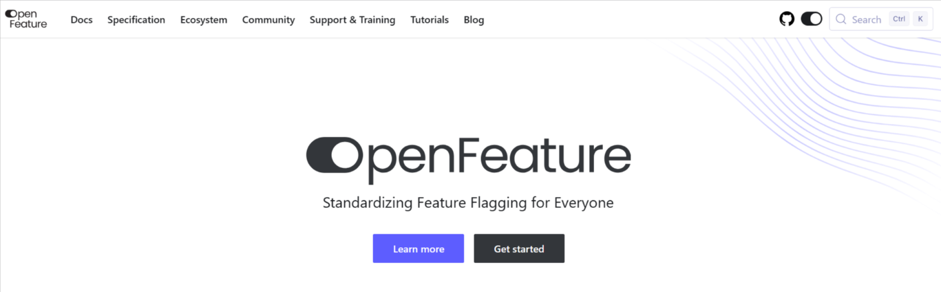 OpenFeature home page