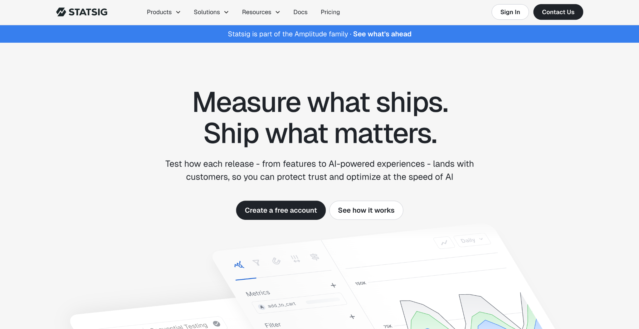 Statsig screenshot