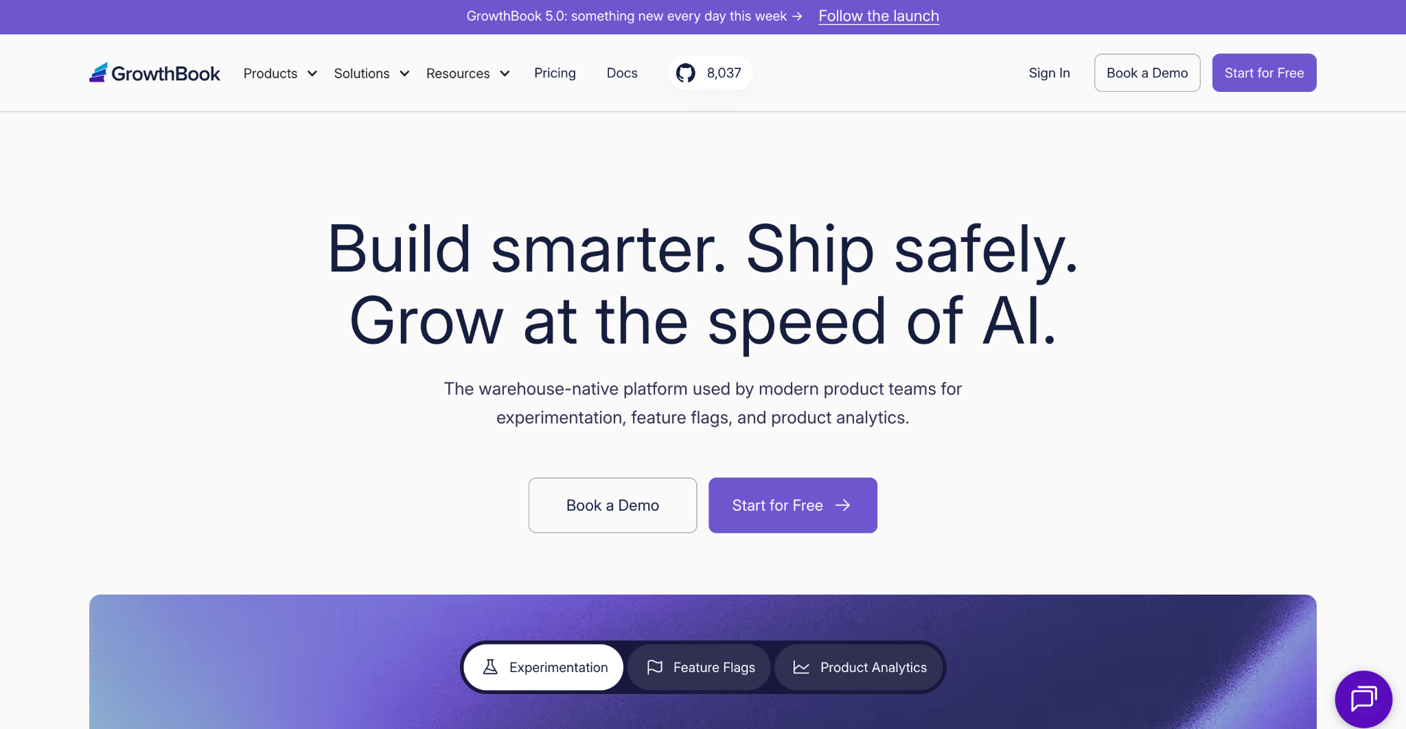 Growthbook screenshot