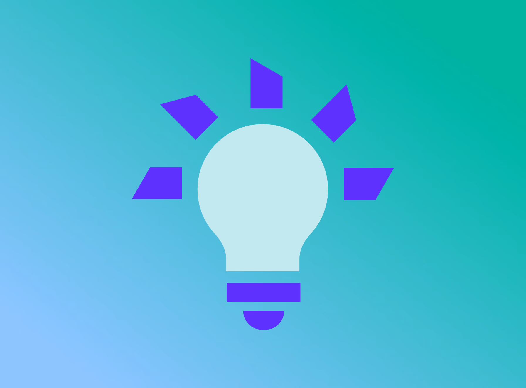 Abstract lightbulb representing how equity helps attract talent 