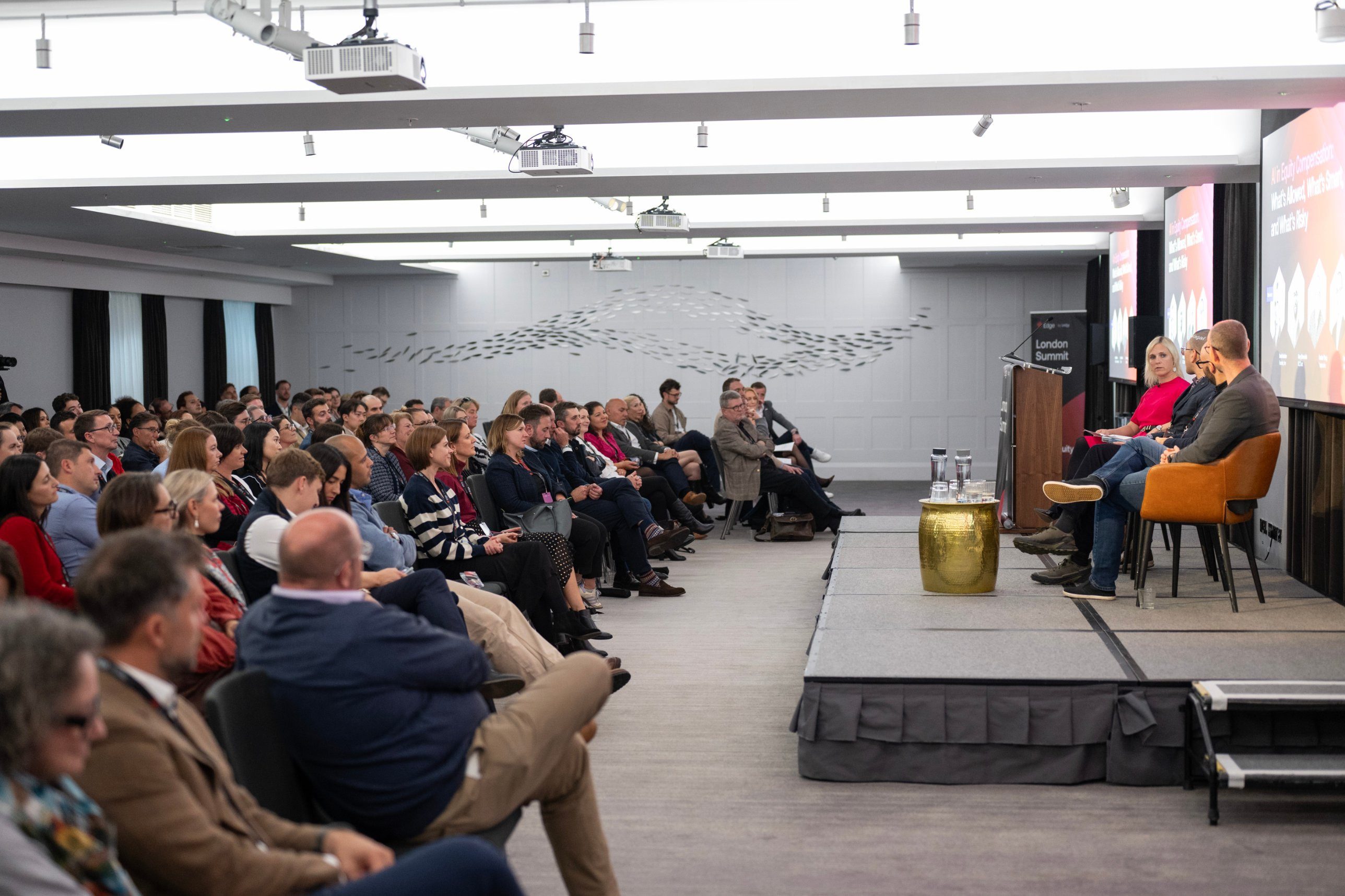 An image of the AI in Equity Compensation panel discussion at Edge 2026.