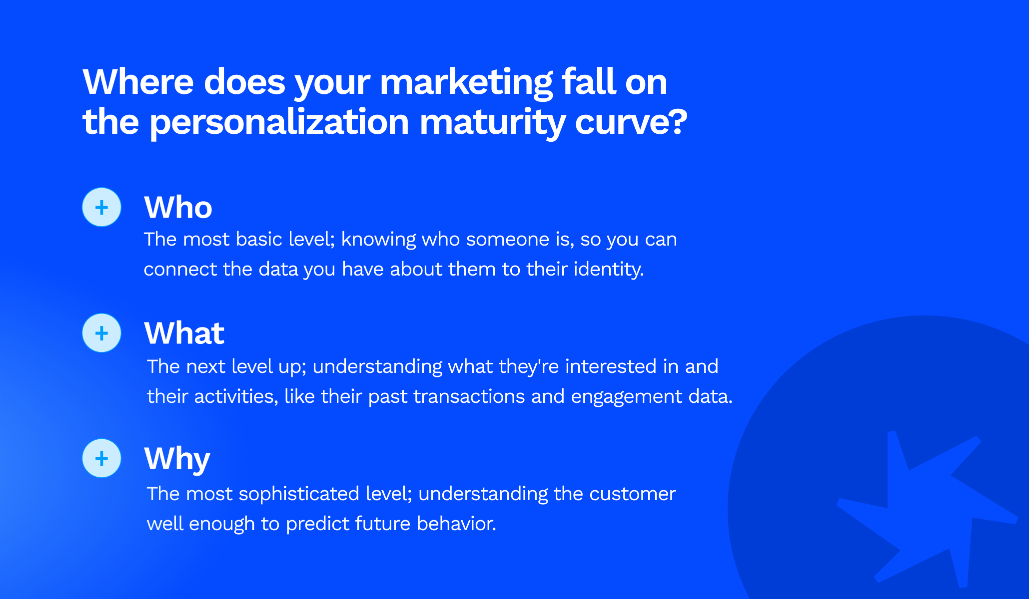 The 3 stages of marketing personalization maturity 