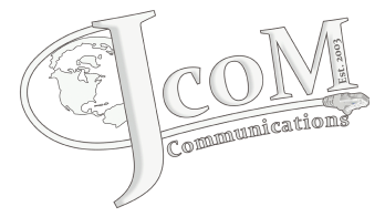 jcom communications logo james digital studios portfolio