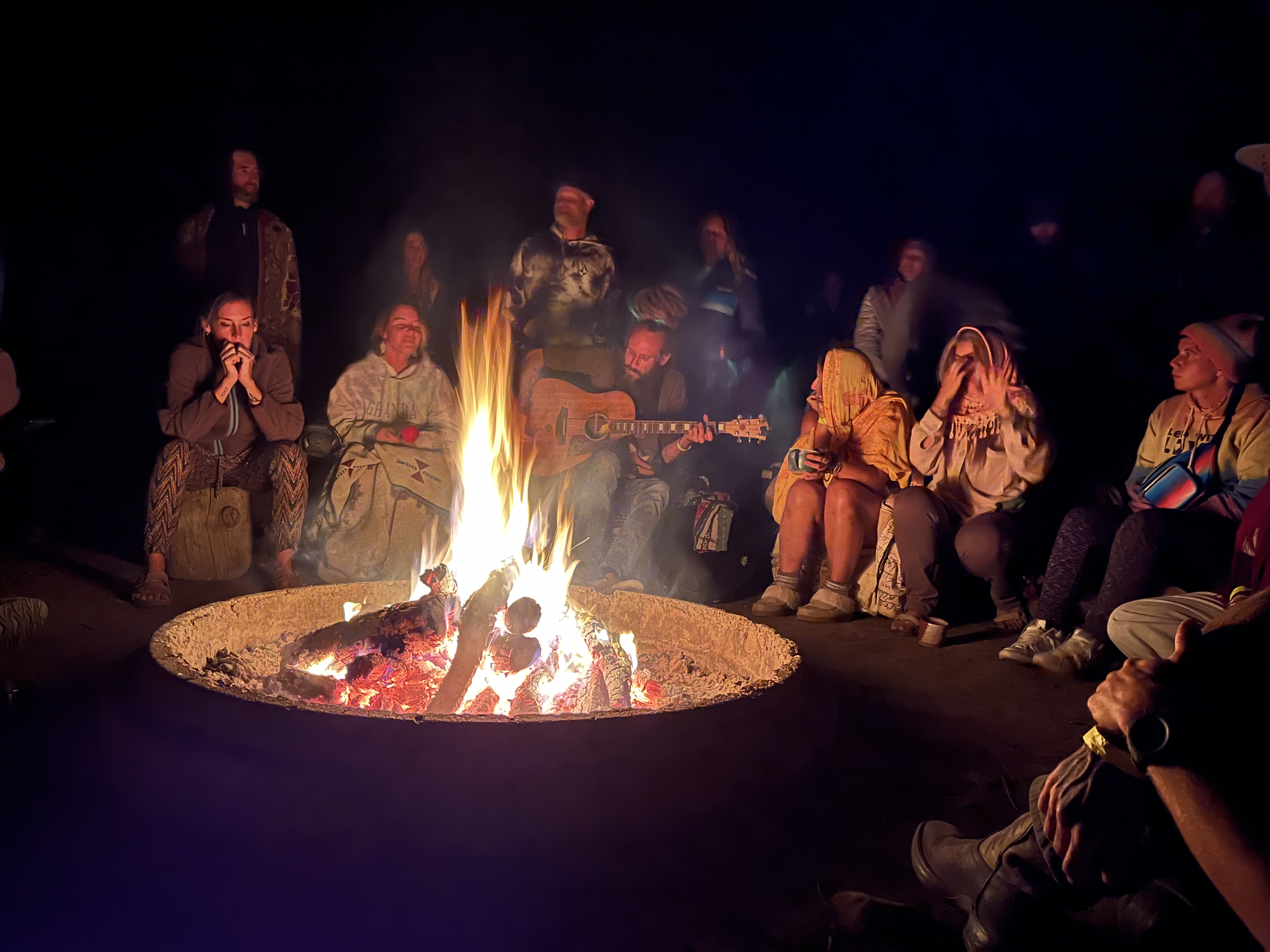 Shared songs by the fire