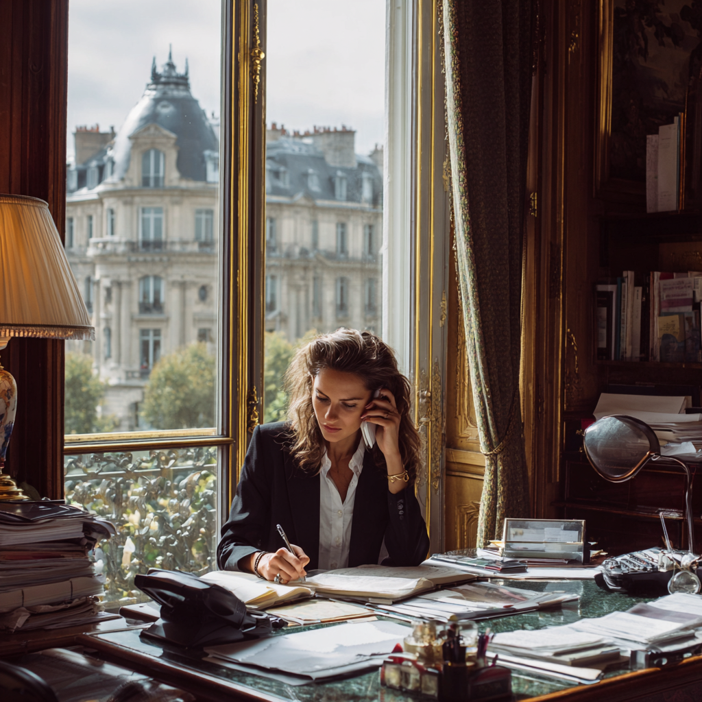 Dirigeant en séance de coaching sportif à Paris