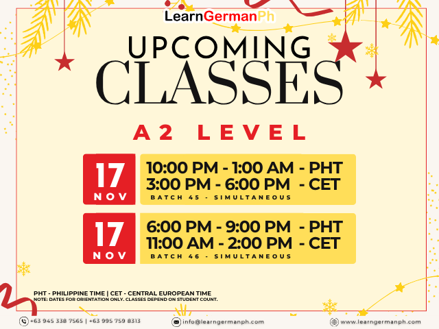 LGPI CLASS SCHEDULE