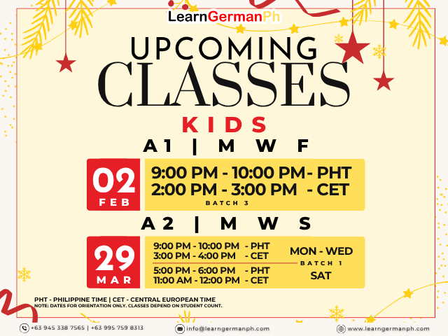 LGPI CLASS SCHEDULE