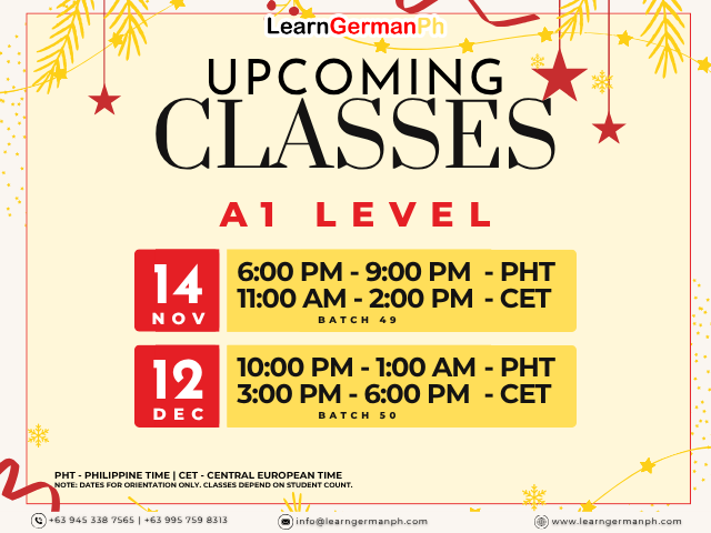 LGPI CLASS SCHEDULE