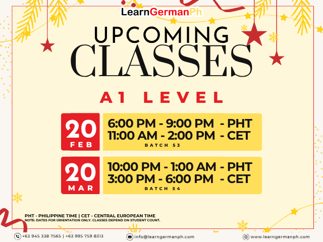 LGPI CLASS SCHEDULE