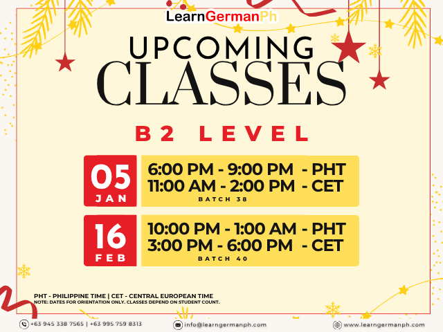 LGPI CLASS SCHEDULE