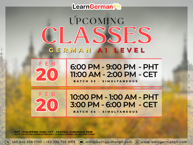 LGPI CLASS SCHEDULE
