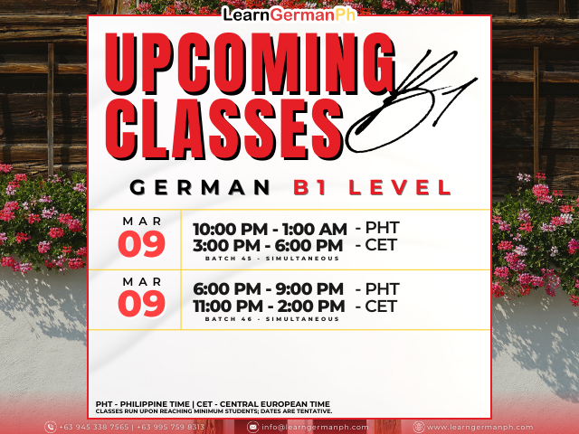 LGPI CLASS SCHEDULE