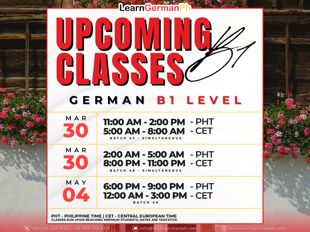 LGPI CLASS SCHEDULE
