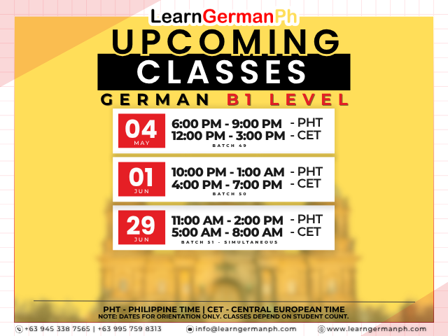 LGPI CLASS SCHEDULE