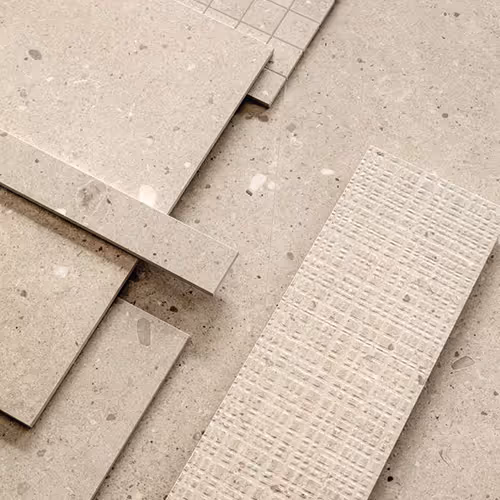 A selection of tile styles