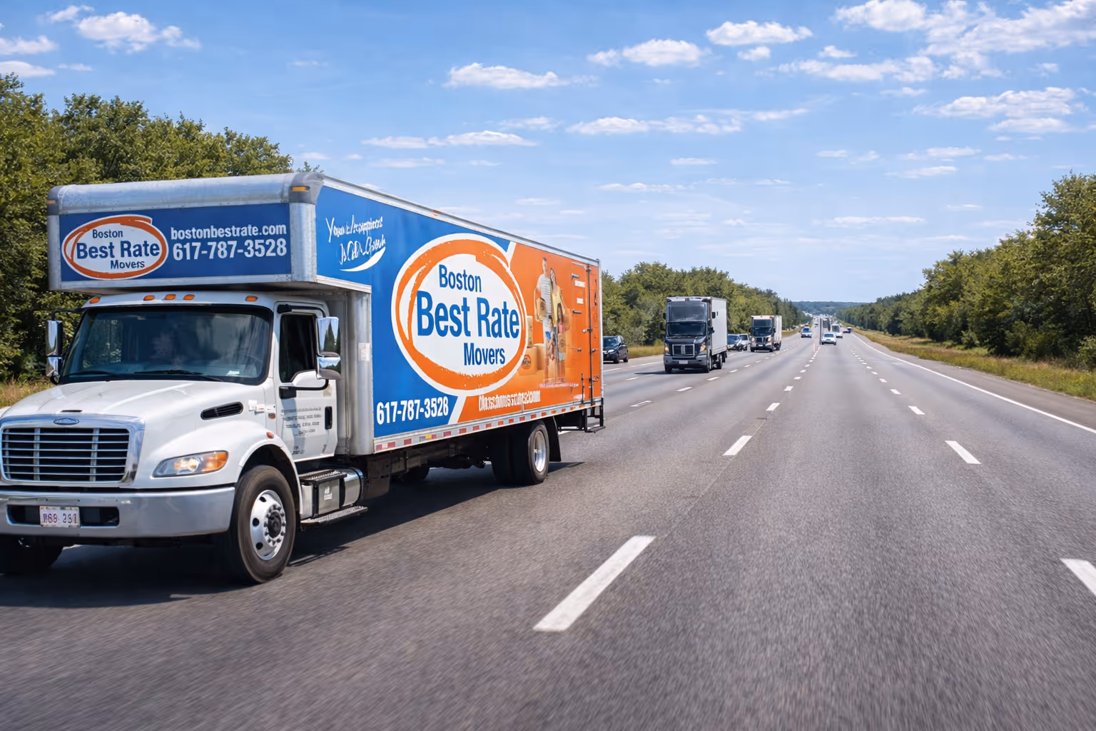 Boston Best Rate Movers truck serving Cambridge MA neighborhoods
