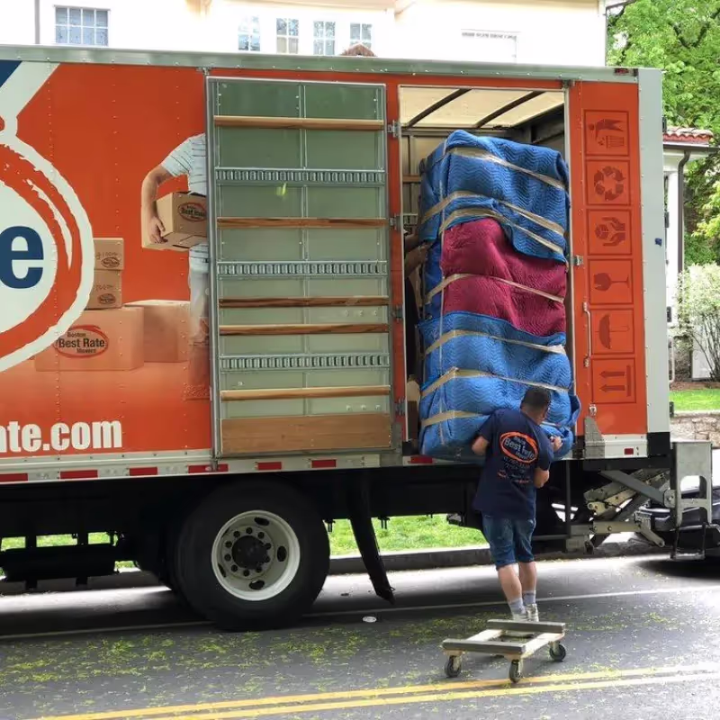 Boston Best Rate moving team preparing for a Melrose residential move