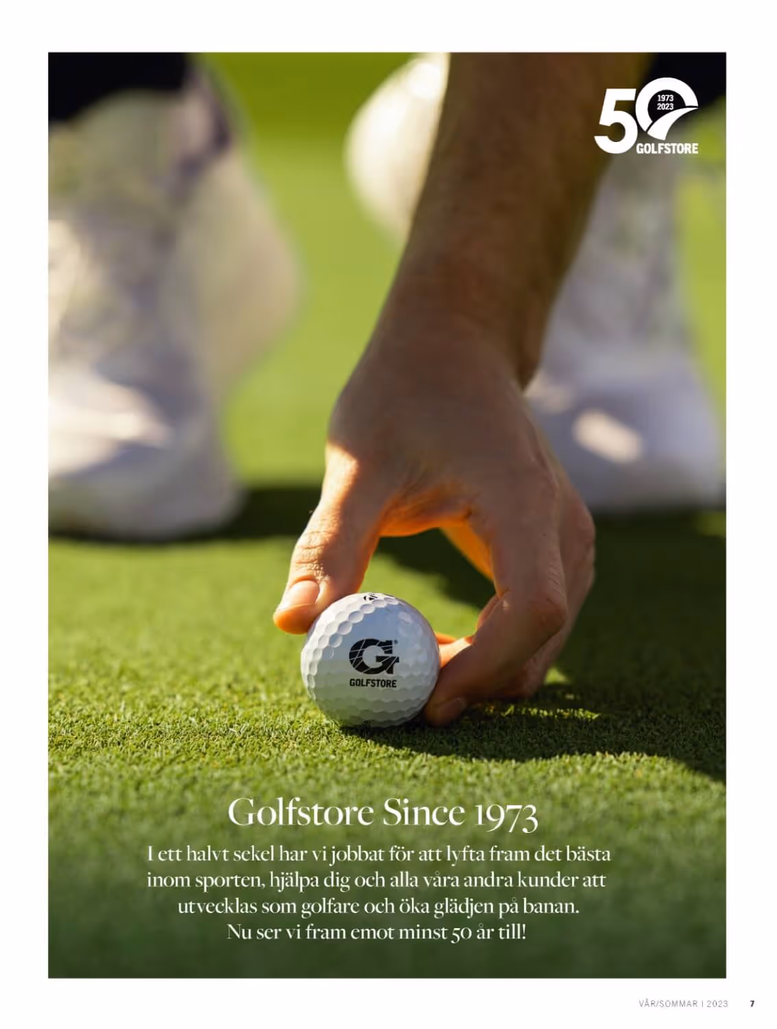 An ad from Golfstore with the text "Golfstor Since 1973"