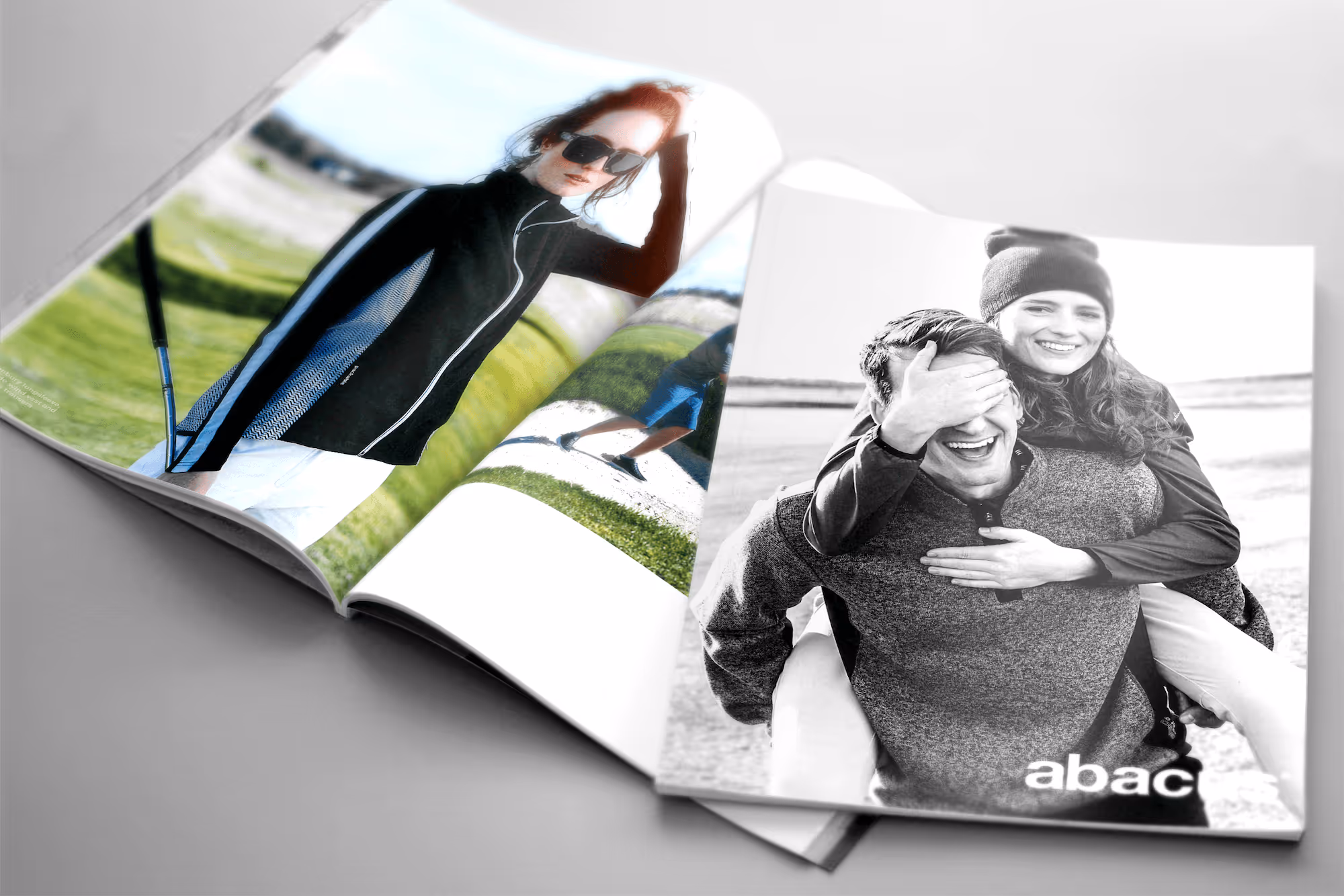 A magazine with an ad from abacus x-series.