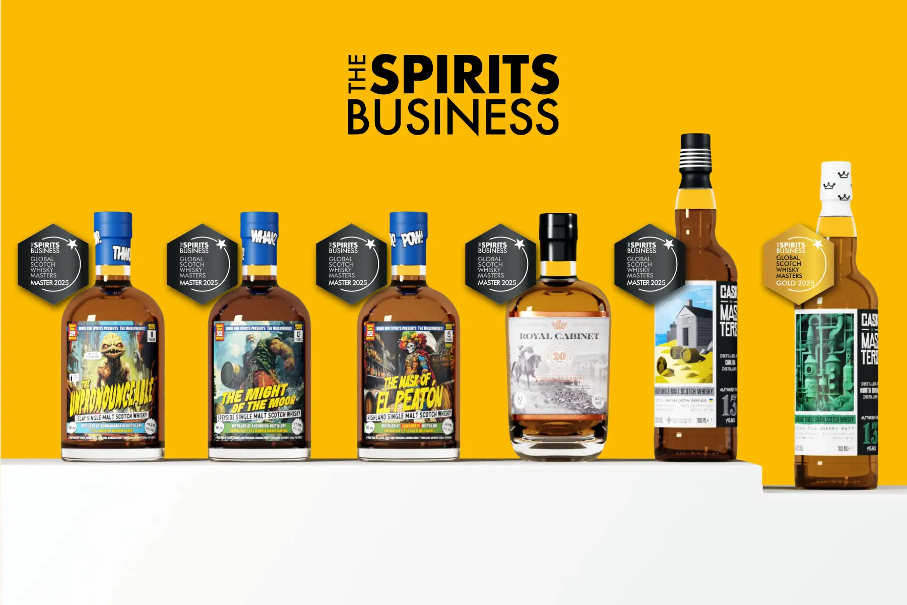 Our Big Wins: Five Master Medals at the Scotch Whisky Masters 2025